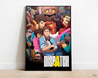 Dispatch Gaming Poster Print | Superhero Team Wall Art (Digital Download)