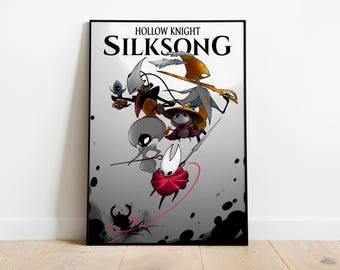 Hollow Knight Poster Print | Gaming Poster | Room Decor | Wall Decor | Gaming Decor| Gaming Gifts | Video Game Poster | Video Game Print