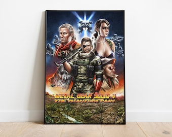 メタルギアソリッド4 ポスタープリント | ゲームポスター | ゲーム装飾