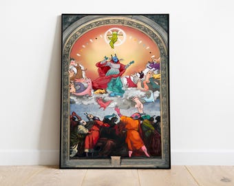 Rain World Poster Print | Gaming Poster | Room Decor | Wall Decor | Gaming Decor| Gaming Gifts | Video Game Poster | Video Game Print