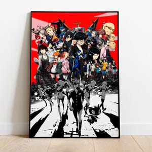 Persona 5 Poster | Gaming Poster | Zimmer Dekor | Wanddekoration | Gaming Dekor | Spiele Geschenke | Videospiel Poster | Videospiel Druck