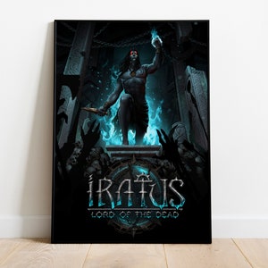 Iratus Poster Print | Gaming Poster | Room Decor | Wall Decor | Gaming Decor| Gaming Gifts | Video Game Poster | Video Game Print