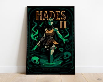 Hades II Poster Print | Gaming Poster | Room Decor | Wall Decor | Gaming Decor| Gaming Gifts | Video Game Poster | Video Game Print
