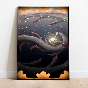 Rain World Poster Print | Gaming Poster | Room Decor | Wall Decor | Gaming Decor| Gaming Gifts | Video Game Poster | Video Game Print