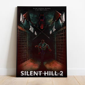 Silent Hill Poster Druck | Gaming Poster | Zimmer Dekor | Wanddekoration | Spiele Dekor | Spiele Geschenke | Videospiel Poster | Videospiel Print