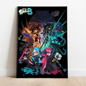 Project Splatoon 3 Poster Print | Gaming Poster | Room Decor | Wall Decor | Gaming Decor| Gaming Gifts | Video Game Poster |Video Game Print