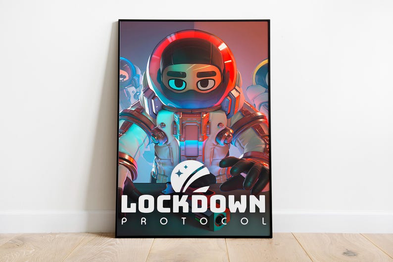 Lockdown Protocol Poster Print | Gaming Poster | Room Decor | Wall ...