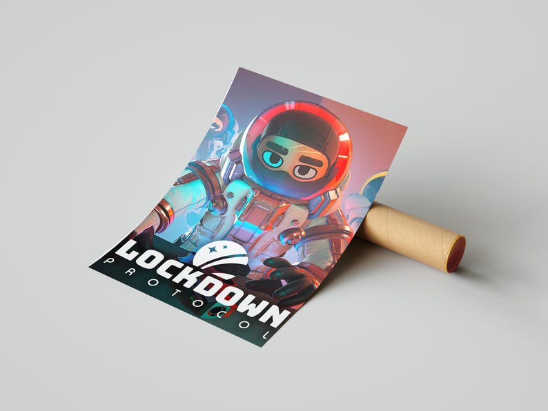 Lockdown Protocol Poster Print | Gaming Poster | Room Decor | Wall ...