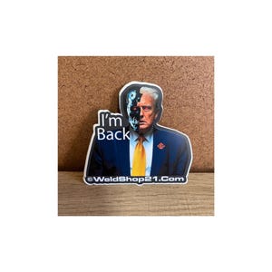 Naklejka Trump Terminator