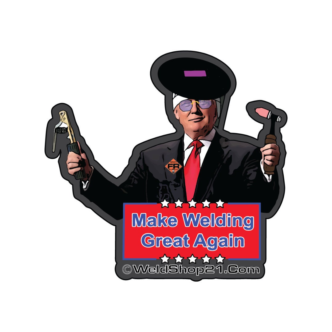 Trump sticker for trump lovers gift for welders hardhat stickers waterproof sticker for toolbox president sticker vinyl decal trump decal