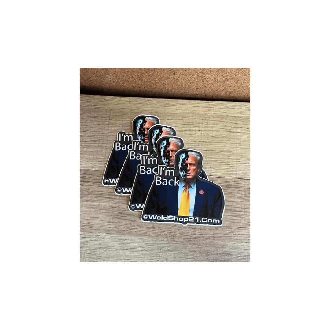 Trumpinator Sticker Trump Terminator Sticker - Etsy