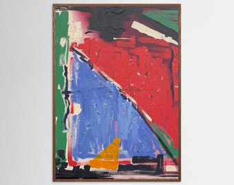 Abstract Expressionist Wall Art, Modern Colour Block Painting Print, Contemporary Abstract Decor, Large Statement Art, Geometric Wall Print