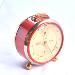 Junghans Silentien Trivox Alarm Clock, Retro Decor from 1960s
