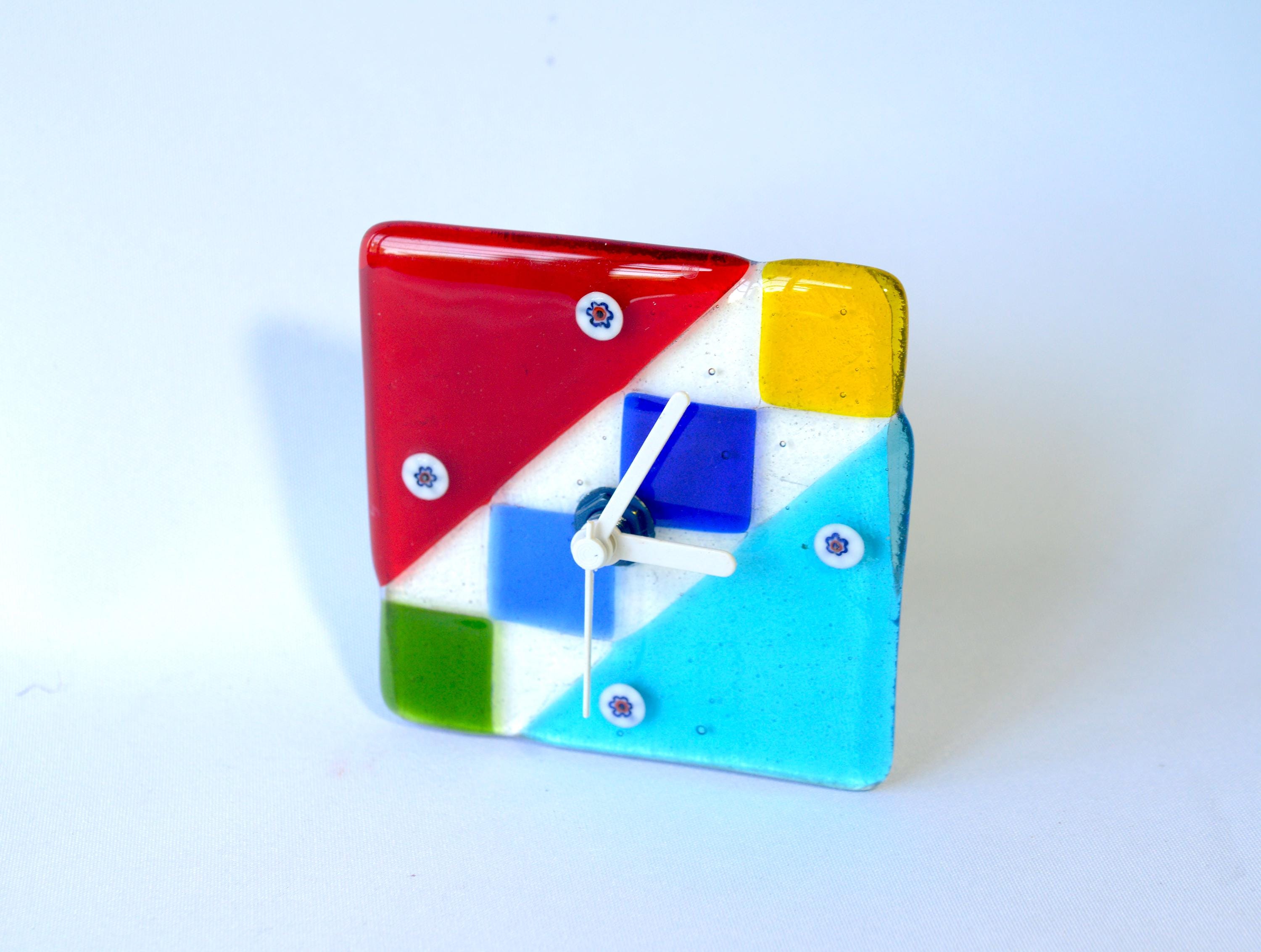 Murano Glass Table Clock - Etsy
