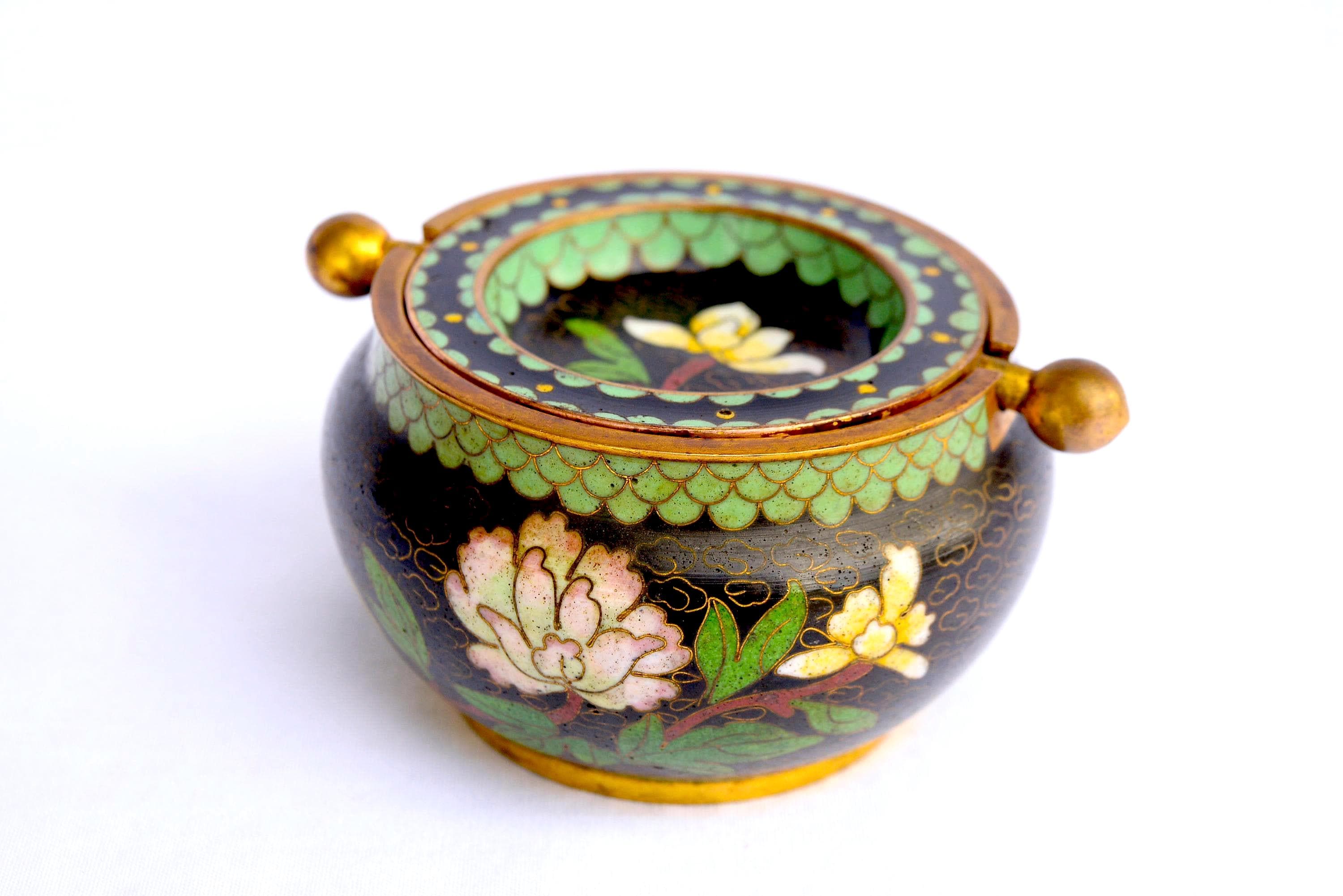 Cloisonne Ashtray - Etsy