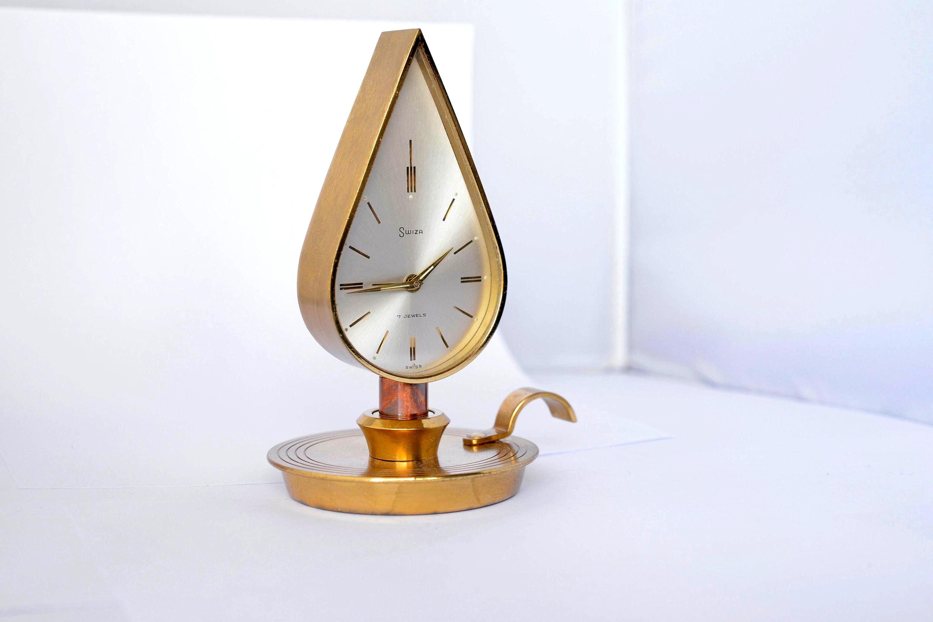Swiza スウィザ ヴィンテージ目覚まし時計 Swiza 8 Swiss Alarm Clock - Etsy