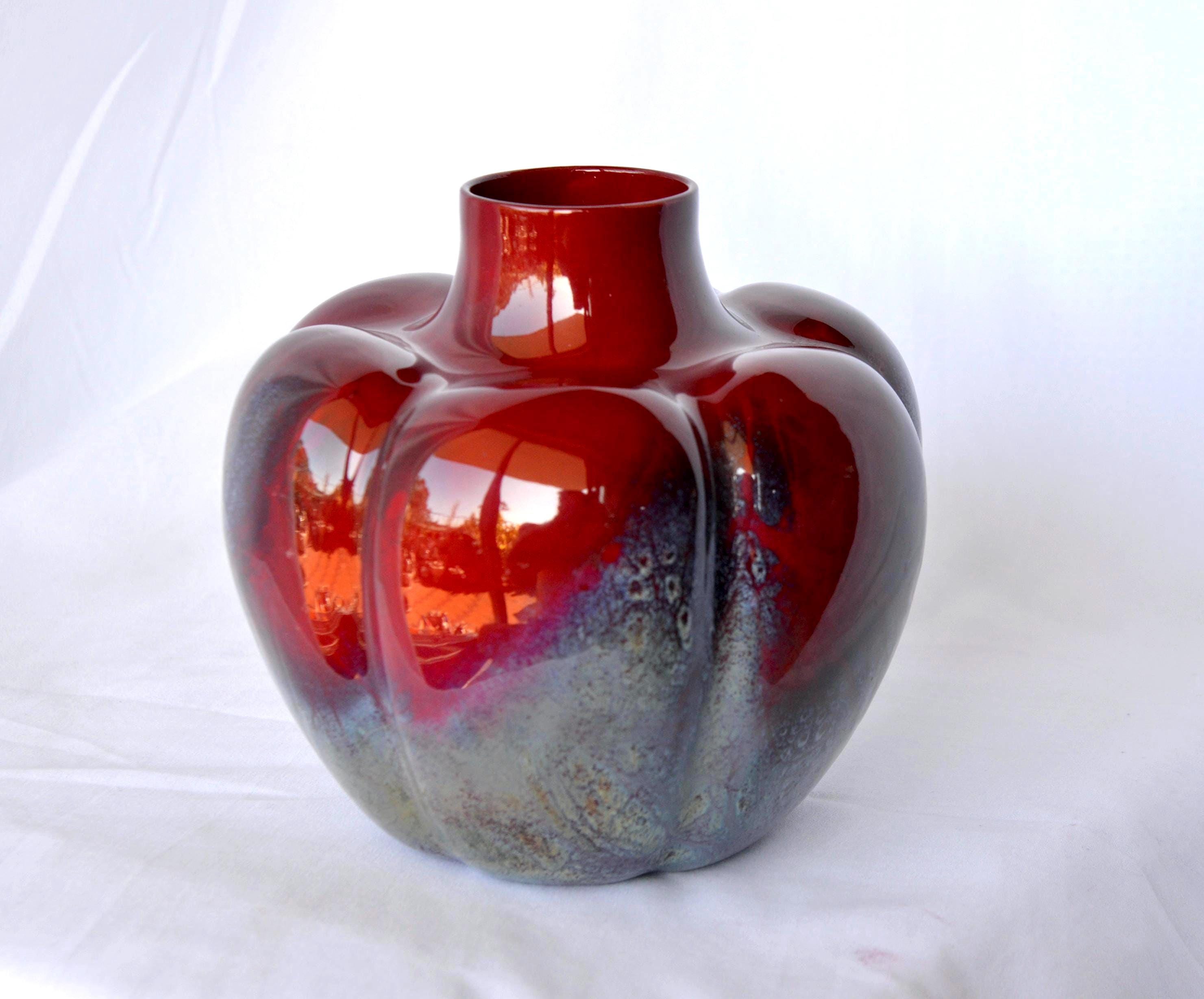 Royal Doulton Flambe Vase - Etsy