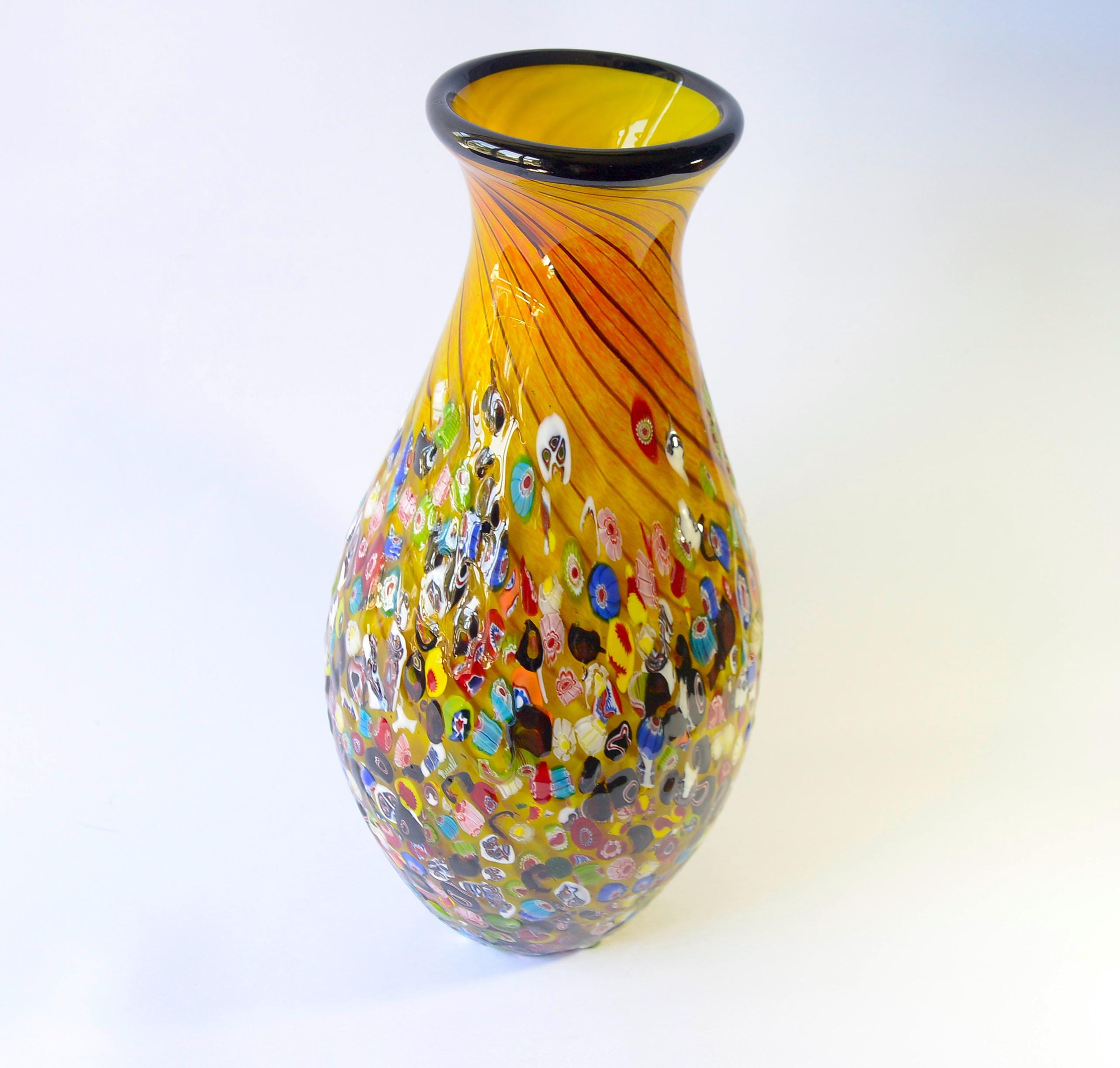 Murano glass vase - Etsy 日本