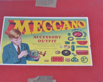 Vintage Special Edition Meccano Erector Set - Etsy