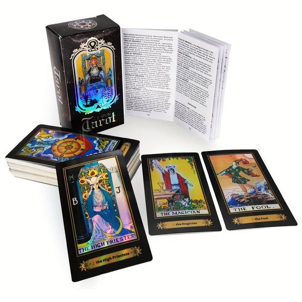 Holographisches Klassisches Tarot by A.E. Waite | Tarotkarten | Englisch