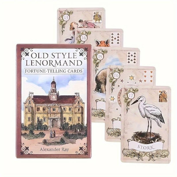 Old Style Lenormand Kartendeck by Alexander Ray | Tarotkarten | Englisch