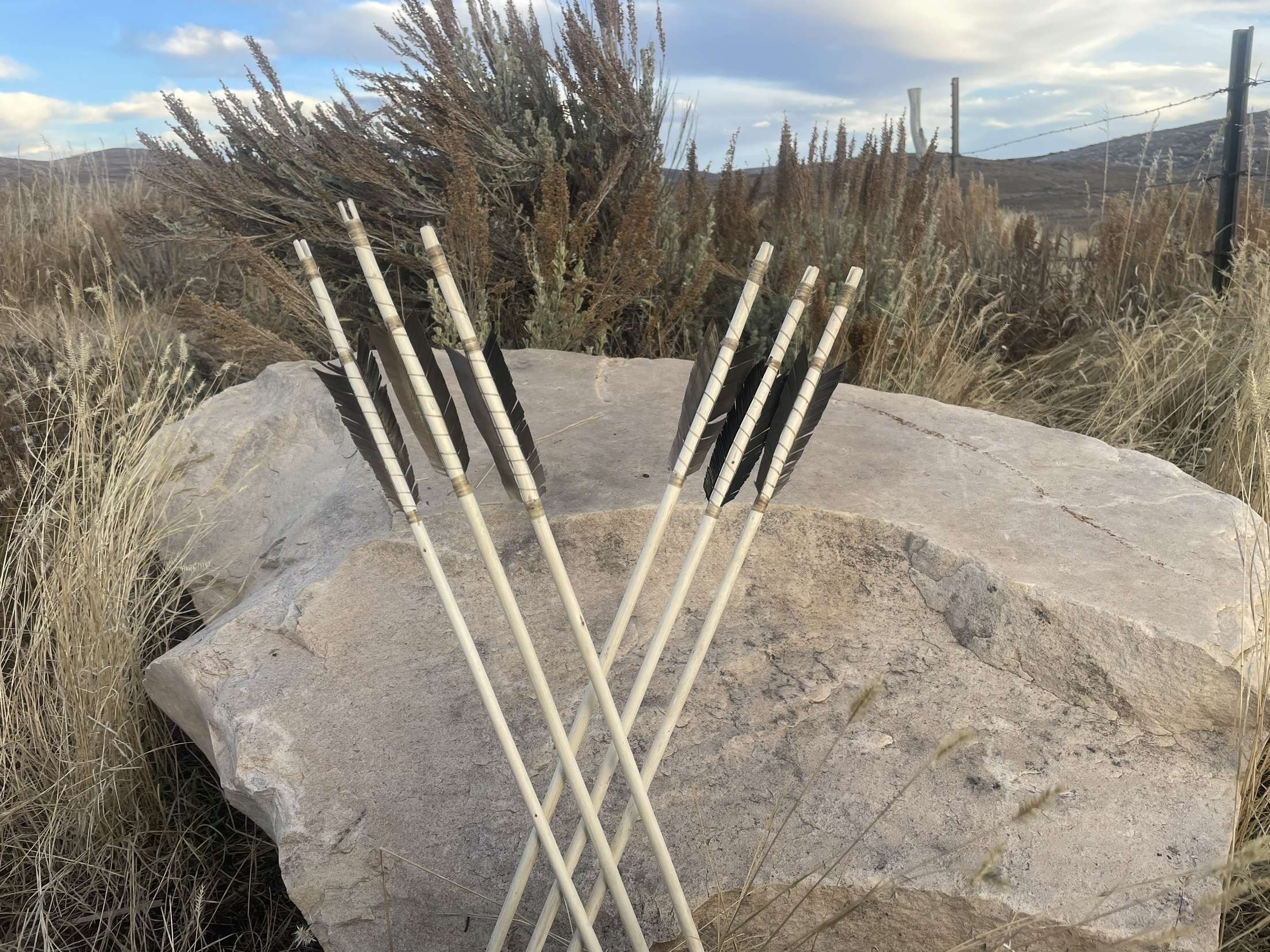 Handmade Natural Willow Arrows Etsy