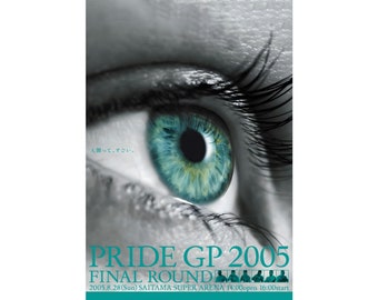 Pride FC 2005 Grand Prix Vintage Eye Poster Print