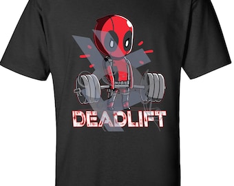 Deadlift Deadpool PNG, Gym Shirt Design (Digital Download)