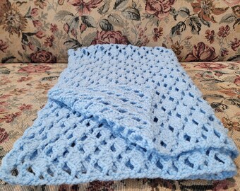 Pastel Blue Baby Blanket