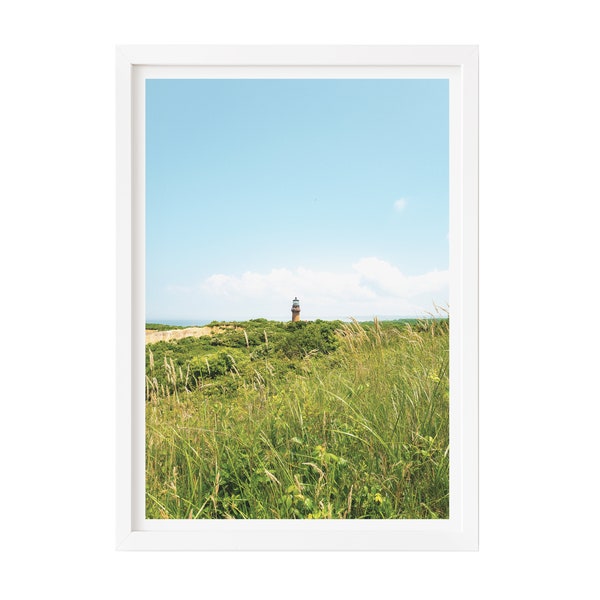 Martha's Vineyard Print | Lighthouse Wall Art | New England Fine Art Photography | Coastal Home Decor | Cape Cod Print