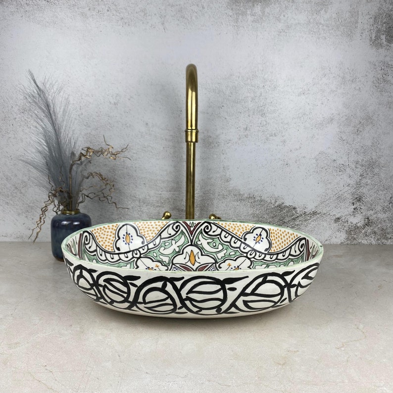 Custom Made Oval Handmade Basin Sink Artisan Bathroom Vessel Wash Hand