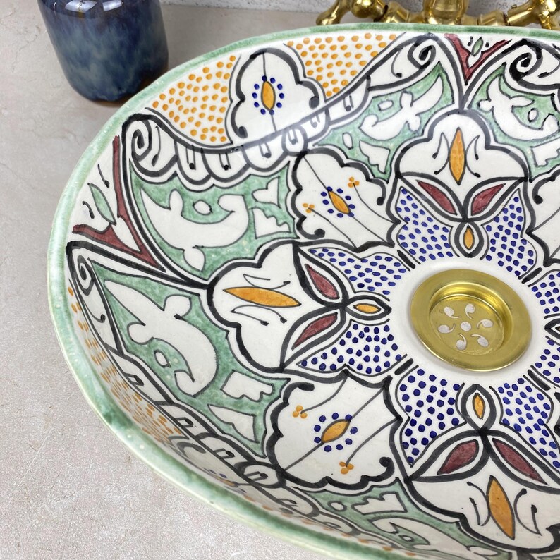 Custom Made Oval Handmade Basin Sink Artisan Bathroom Vessel Wash Hand