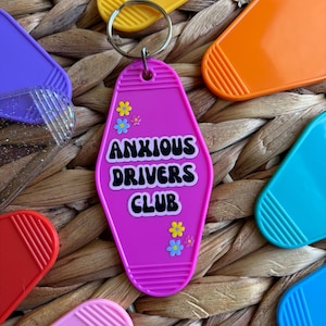 Anxious Drivers Club keyring /  keychain