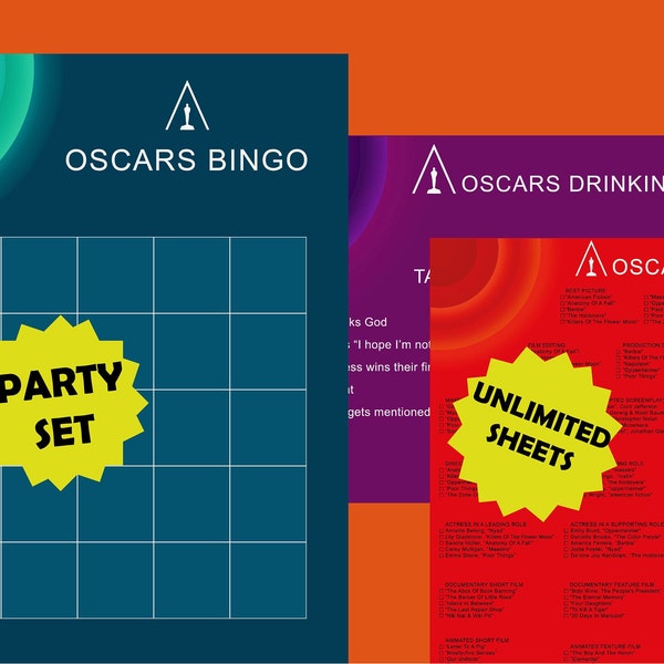 Oscar Party Etsy