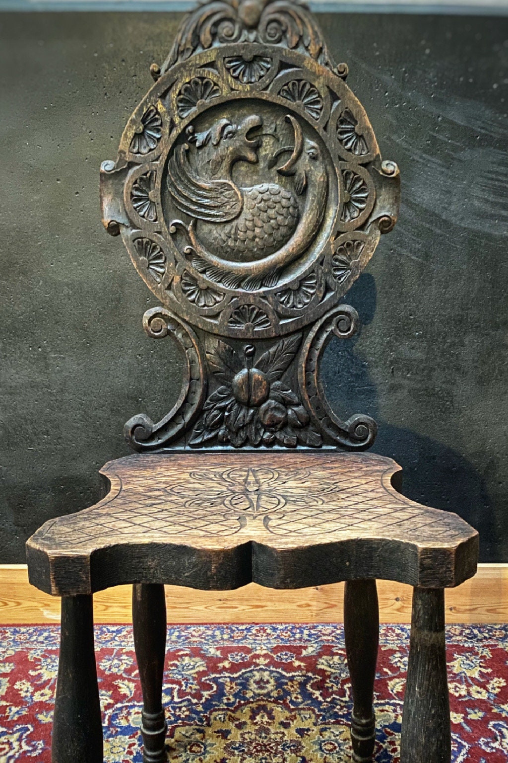 Breanna hand carved chair online