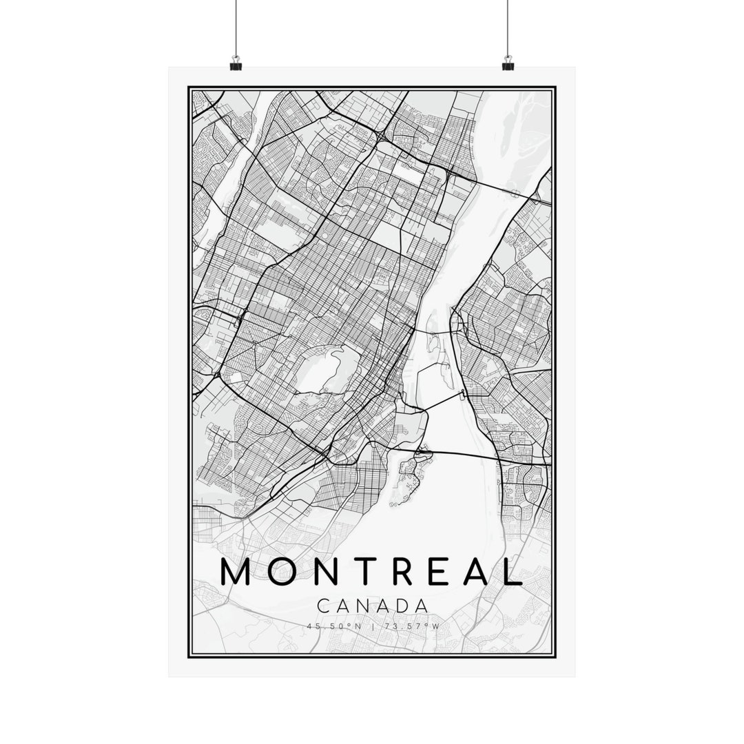 Map of Montreal, Montreal Map Print, Montreal Map Poster, City Map
