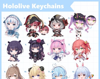 hololive keychains