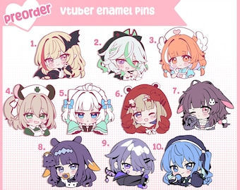 phase connect nimi v4mirai holoen indie vtuber enamel pins