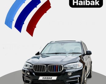 BMW 1er Reihe 2017-2019 Clip In Grill 3 Color Stripes Badge 7 Strahlen Von Haibak