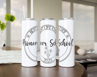 Pioneer School Tumbler, Pioneer School Gifts JW, Personalized Tumbler Jw, Jw Pioneer Gifts, Pioneer School 2025, Custom Pioneer School Git