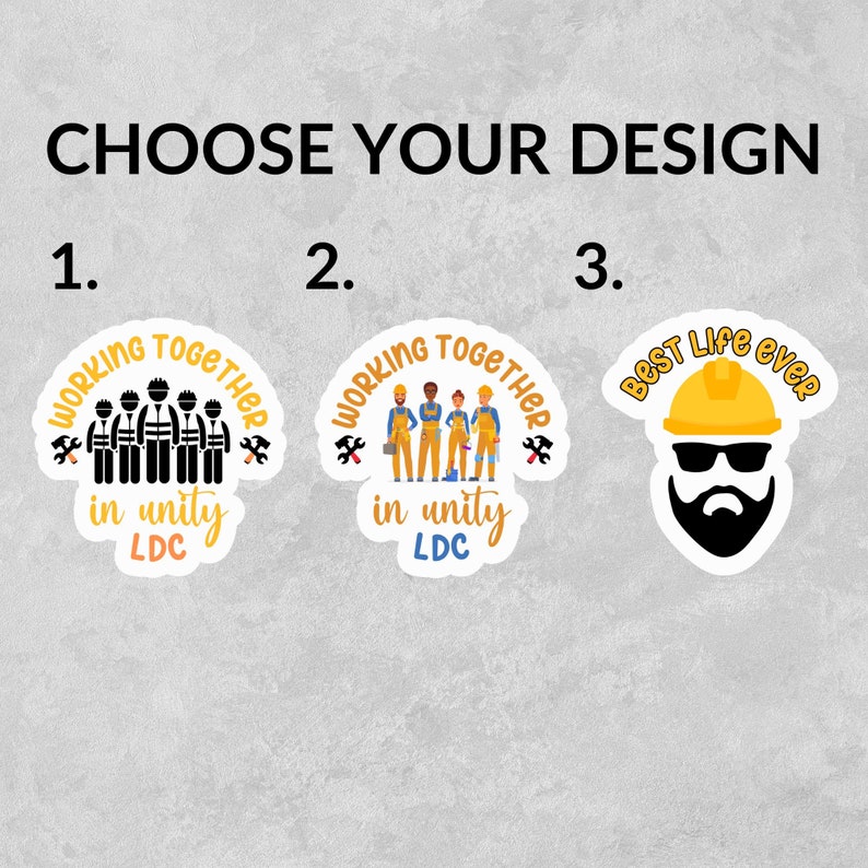 Ldc Sticker Design JW LDC Stickers, Ldc Gifts, Jw Ldc Construction Stickers - Etsy