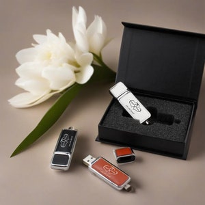 Kundenspezifischer Leder USB-Stick in vollfarbig bedruckter Geschenkbox - USB 2.0 und 3.0 Optionen, erhältlich in 4GB bis 128GB #6