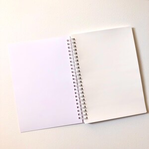 Image of the sticker book lying open flat to show the waxy pages inside.