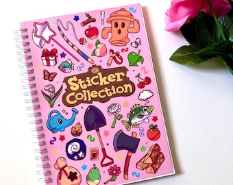 Animal Villagers Reusable Sticker Book (A5 Size) - 50 sheets Sticker Collection