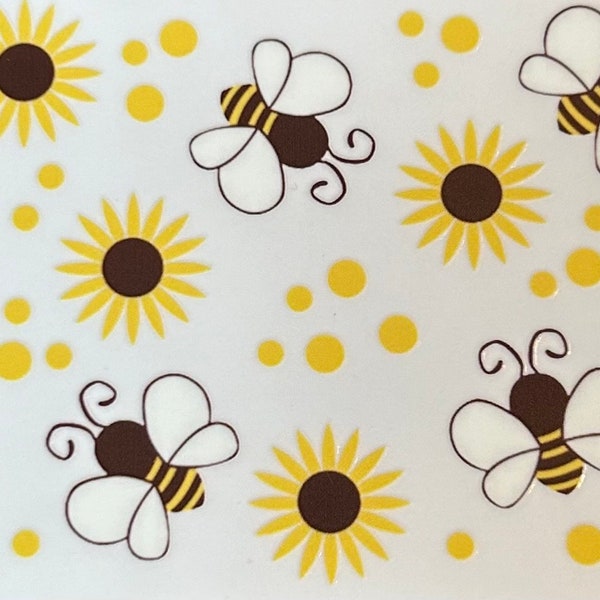 Honey Bee UV DTF Transfer Stickers