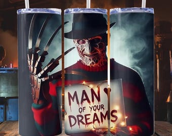 20oz Nighmare Freddy Inspired Horror Double Insulated Metal Tumblers