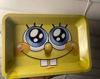cartoon rolling tray with magnetic lid
