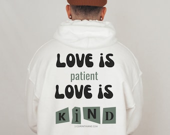 Men's Christian Hoodie, Bible Verse Hoodie, Christian Hoodie, Mens Christian Streetwear, Jesus Hoodie, Christian Sweatshirt Jesus Apparel