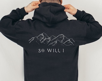 Christian Hoodie for Men, Bible Verse Hoodie, Christian Hoodie, Mens Christian Streetwear, Jesus Hoodie, Christian Sweatshirt Jesus Apparel