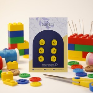 Sewing Buttons Lego Head image 10